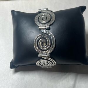 Silver Celtic Spiral Bracelet